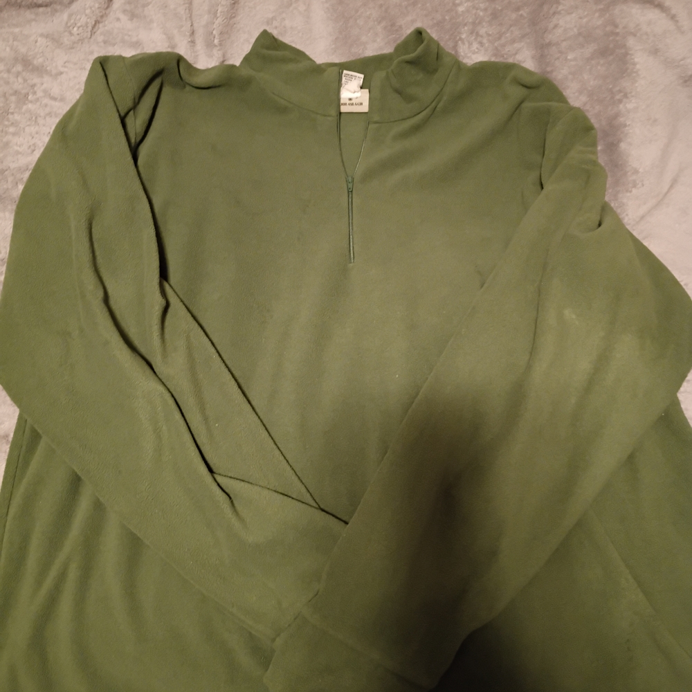 Sahalie Olive Fleece Quarter-Zip